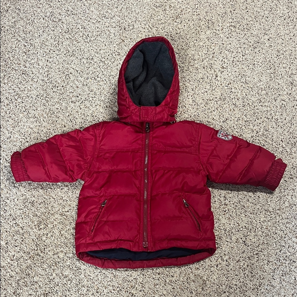 GAP Baby Red Winter Puffer Jacket